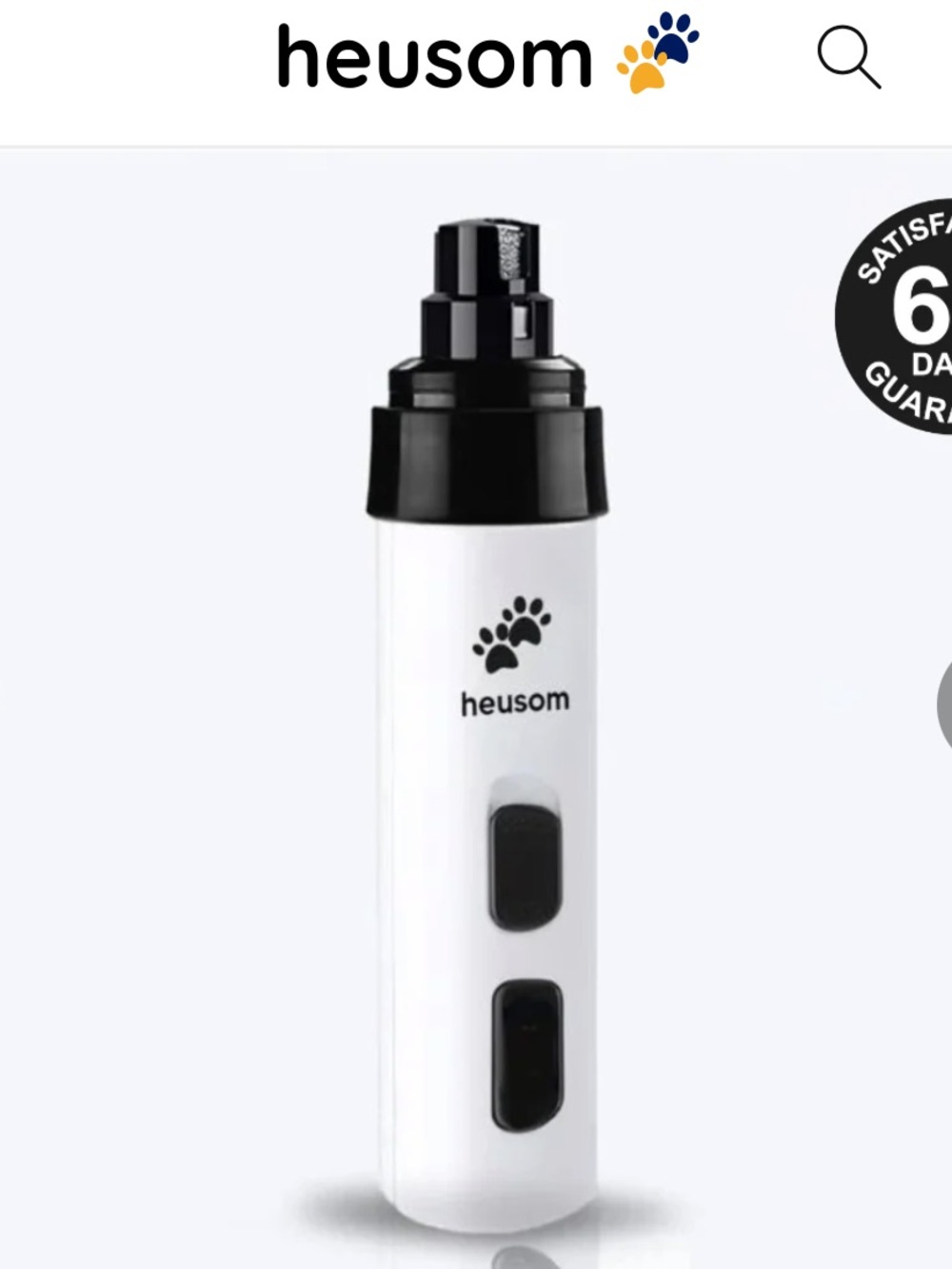 Heusom Silent Groom Pro Dog Nail Trimmer - Never Used
